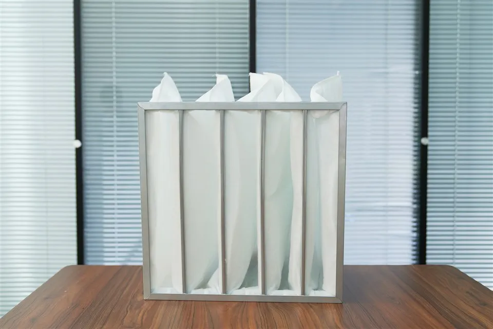 Penapis beg pengumpulan habuk untuk aplikasi perindustrian HVAC/Spraybooth Pocket Filter