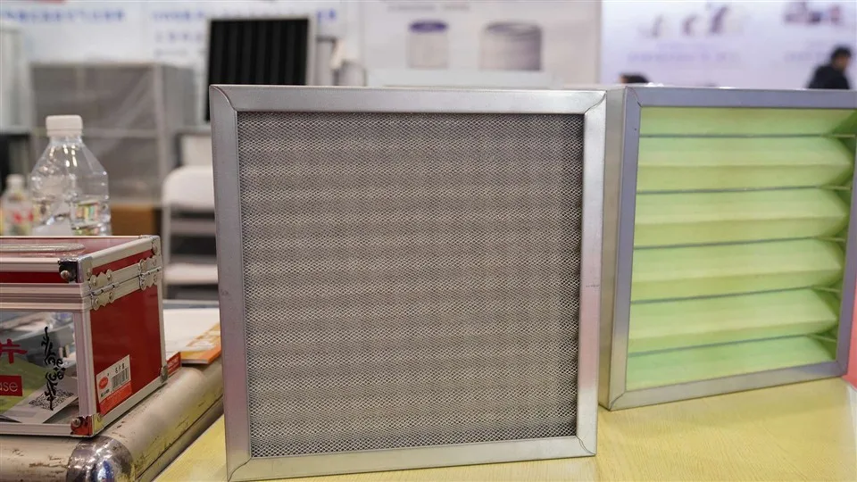 HVAC menapis rintangan rendah nilon primer mesh penapis udara boleh dibasuh