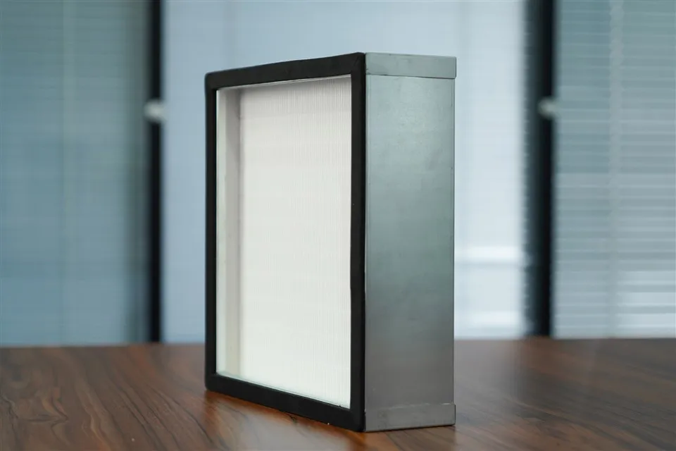 Penapis Udara Hepa H13 14 Kilang OEM Cekap Tinggi Dengan Bingkai Aluminium Atau Bergalvani Mikron Segar 99.99% Penapis Udara Hepa