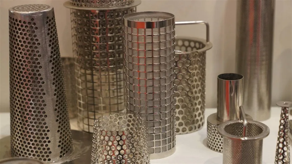 Kartrij Penapis Mesh Komposit Plat Berlubang